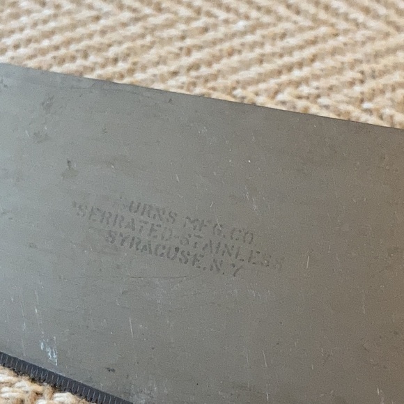 Burns MFG Co Bakelite cake pire server knife - Picture 5 of 9